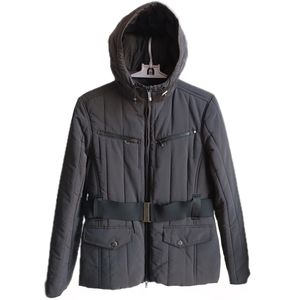 Lauren Active by Ralph Lauren Short Black Hooded Coat, S